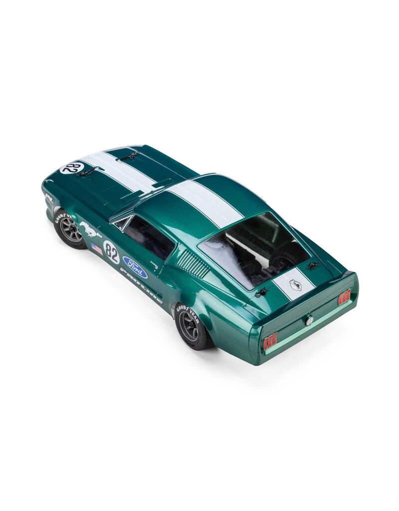 PROLINE RACING PRO372817 PRE-CUT 1968 FORD MUSTANG CLEAR VTA BODY FOR LOSI NASCAR