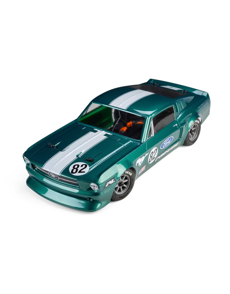 PROLINE RACING PRO372817 PRE-CUT 1968 FORD MUSTANG CLEAR VTA BODY FOR LOSI NASCAR