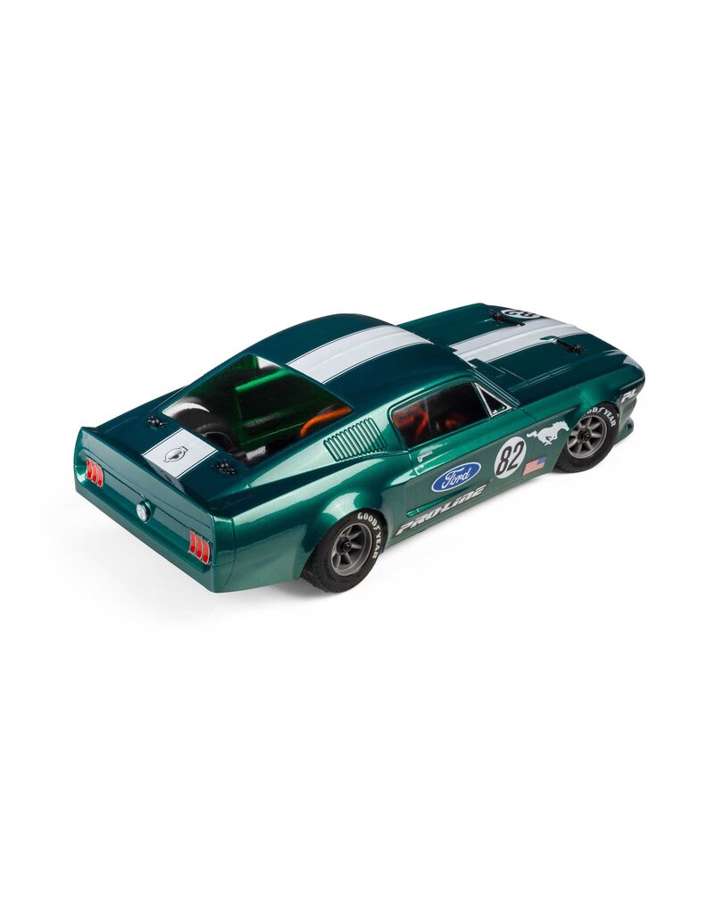 PROLINE RACING PRO372817 PRE-CUT 1968 FORD MUSTANG CLEAR VTA BODY FOR LOSI NASCAR