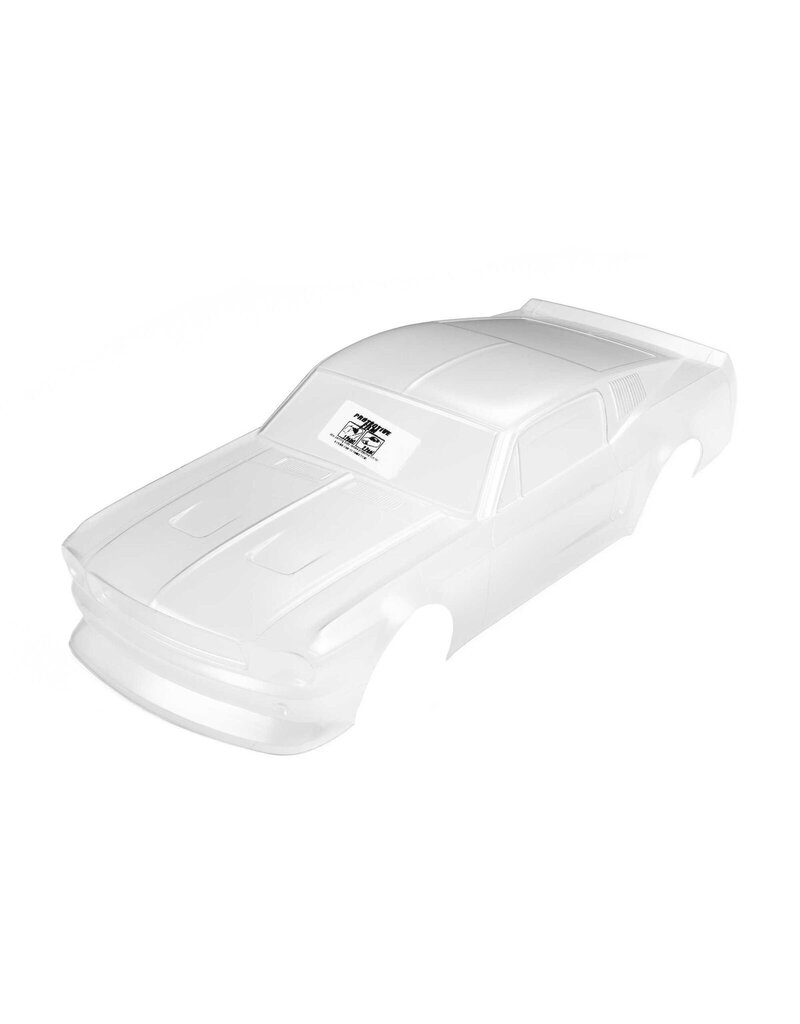 PROLINE RACING PRO372817 PRE-CUT 1968 FORD MUSTANG CLEAR VTA BODY FOR LOSI NASCAR
