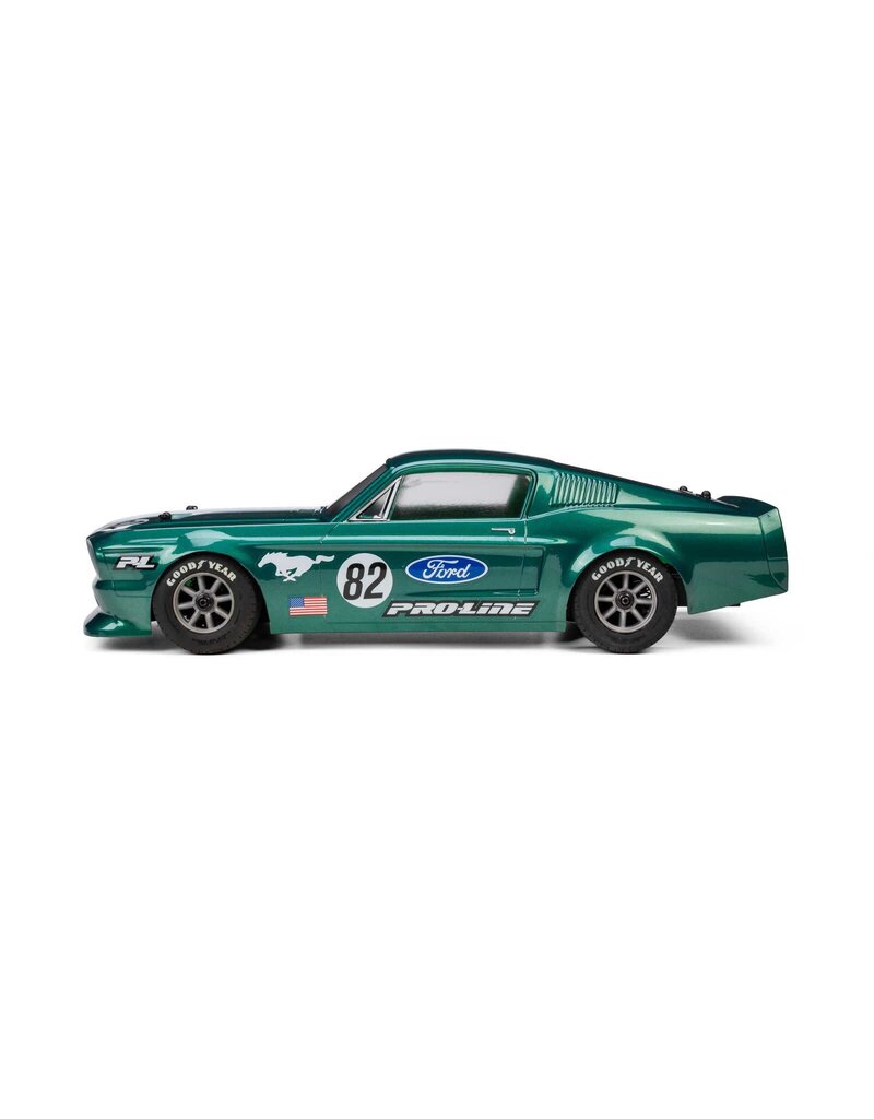 PROLINE RACING PRO372817 PRE-CUT 1968 FORD MUSTANG CLEAR VTA BODY FOR LOSI NASCAR