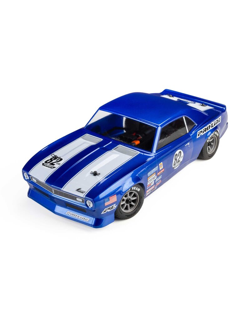 PROLINE RACING PRO372717 PRE-CUT 1968 CHEVY CAMARO CLEAR VTA BODY: LOSI NASCAR