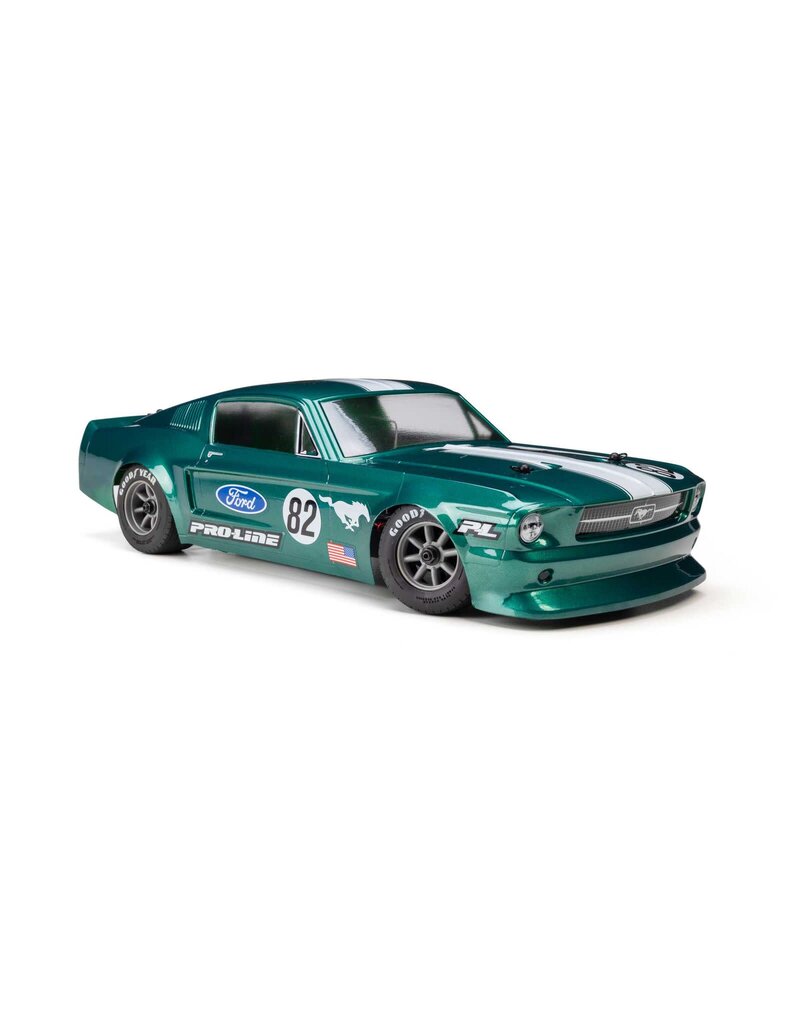 PROLINE RACING PRO1036310 GOODYEAR BLUE STREAK VTA FRONT TIRES MOUNTED 8MM GRAY WHEELS (2) FOR LOSI NASCAR RACECAR