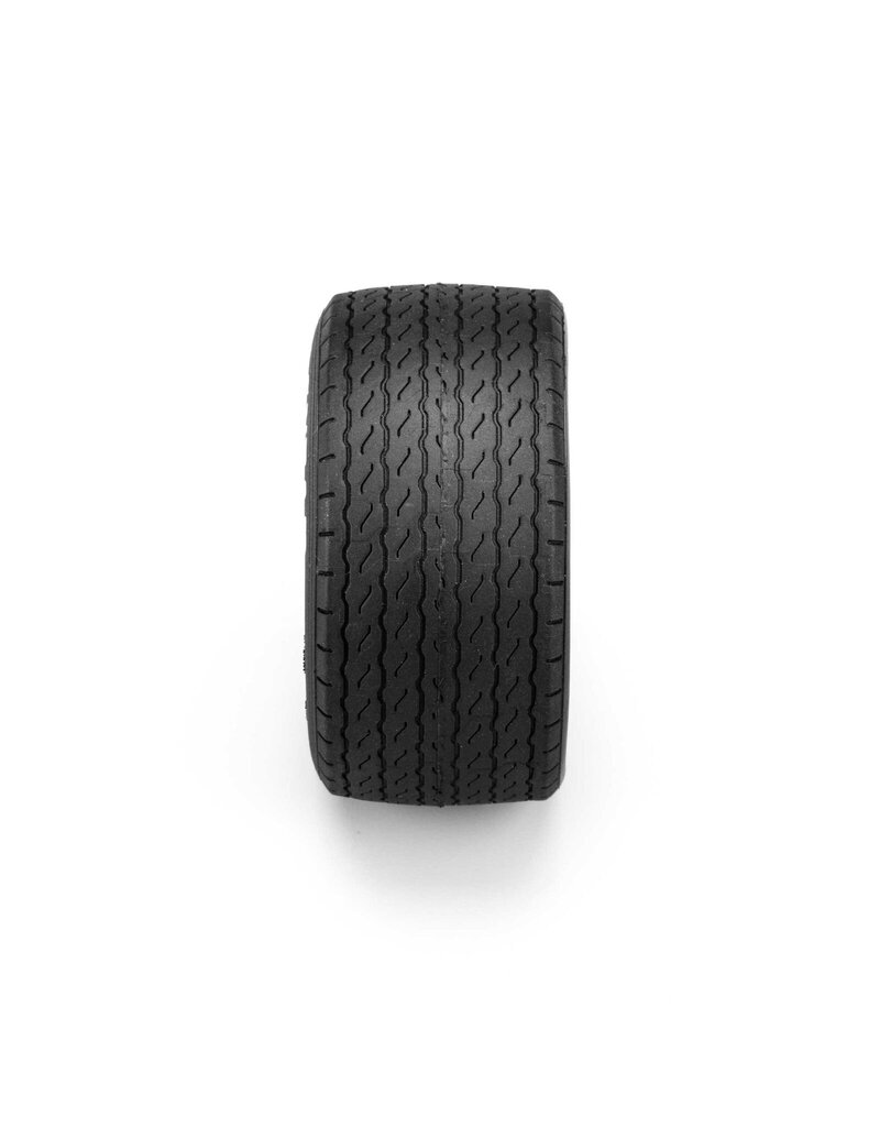 PROLINE RACING PRO1036310 GOODYEAR BLUE STREAK VTA FRONT TIRES MOUNTED 8MM GRAY WHEELS (2) FOR LOSI NASCAR RACECAR