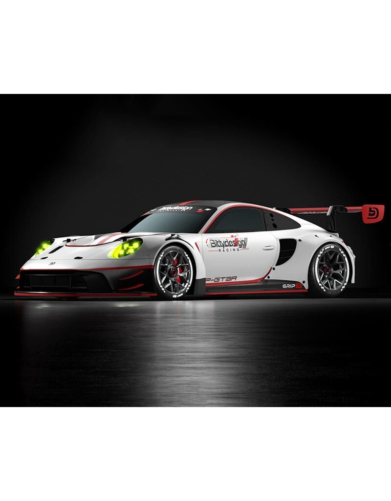 BITTYDESIGN BDYAR7F-PGT3R ARRMA® FELONY™ P-GT3R 1/7 SUPERCAR PRE-TRIMMED BODY (CLEAR)
