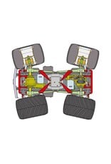 TAMIYA TAM58762 CLOD BUSTER 4WS 1/10 4WD MONSTER TRUCK KIT (RED) (2026)