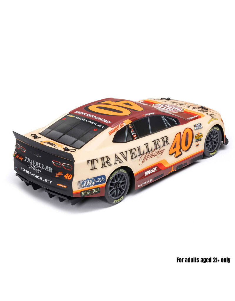 LOSI LOS1122640 1/12 NASCAR RC RACE CAR JUSTIN ALLGAIER NO. 40 2026 TRAVELLER WHISKEY CHEVROLET ZL1 2S AWD RTR