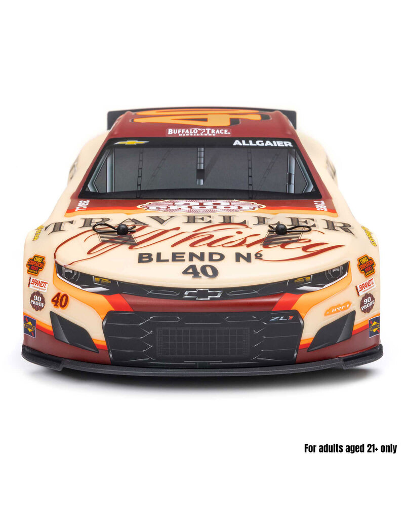 LOSI LOS1122640 1/12 NASCAR RC RACE CAR JUSTIN ALLGAIER NO. 40 2026 TRAVELLER WHISKEY CHEVROLET ZL1 2S AWD RTR