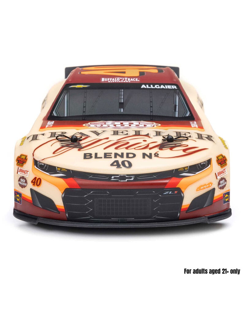 LOSI ***PRE-ORDER*** LOS1122640 1/12 NASCAR RC RACE CAR JUSTIN ALLGAIER NO. 40 2026 TRAVELLER WHISKEY CHEVROLET ZL1 2S AWD RTR