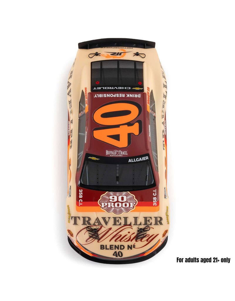LOSI ***PRE-ORDER*** LOS1122640 1/12 NASCAR RC RACE CAR JUSTIN ALLGAIER NO. 40 2026 TRAVELLER WHISKEY CHEVROLET ZL1 2S AWD RTR