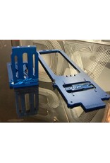 STUPID RC STP1008B TRAXXAS COMPATIBLE X-MAXX HEAVY DUTY MOTOR MOUNT: BLUE