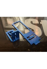 STUPID RC STP1008B TRAXXAS COMPATIBLE X-MAXX HEAVY DUTY MOTOR MOUNT: BLUE
