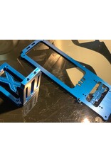 STUPID RC STP1008B TRAXXAS COMPATIBLE X-MAXX HEAVY DUTY MOTOR MOUNT: BLUE