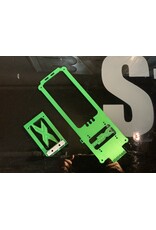 STUPID RC STP1008G TRAXXAS COMPATIBLE X-MAXX HEAVY DUTY MOTOR MOUNT: GREEN