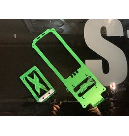 STUPID RC STP1008G TRAXXAS COMPATIBLE X-MAXX HEAVY DUTY MOTOR MOUNT: GREEN