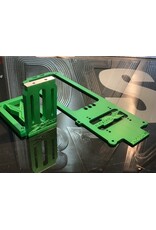 STUPID RC STP1008G TRAXXAS COMPATIBLE X-MAXX HEAVY DUTY MOTOR MOUNT: GREEN