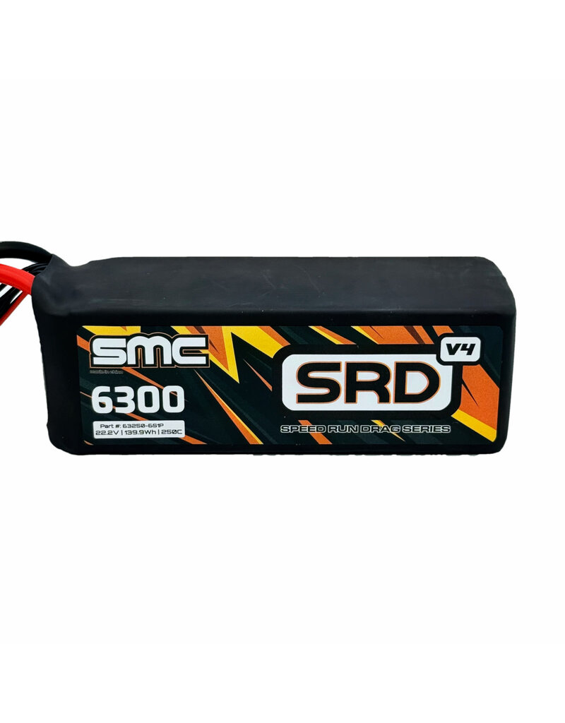 SMC SMC63250-6S1PV4 SRD V4 22.2 LIPO 6300MAH 250C: QS8