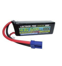 LECTRON PRO LECTRON PRO 4S LIPO 14.8 V 5200 MAH 100C BATTERY: EC5