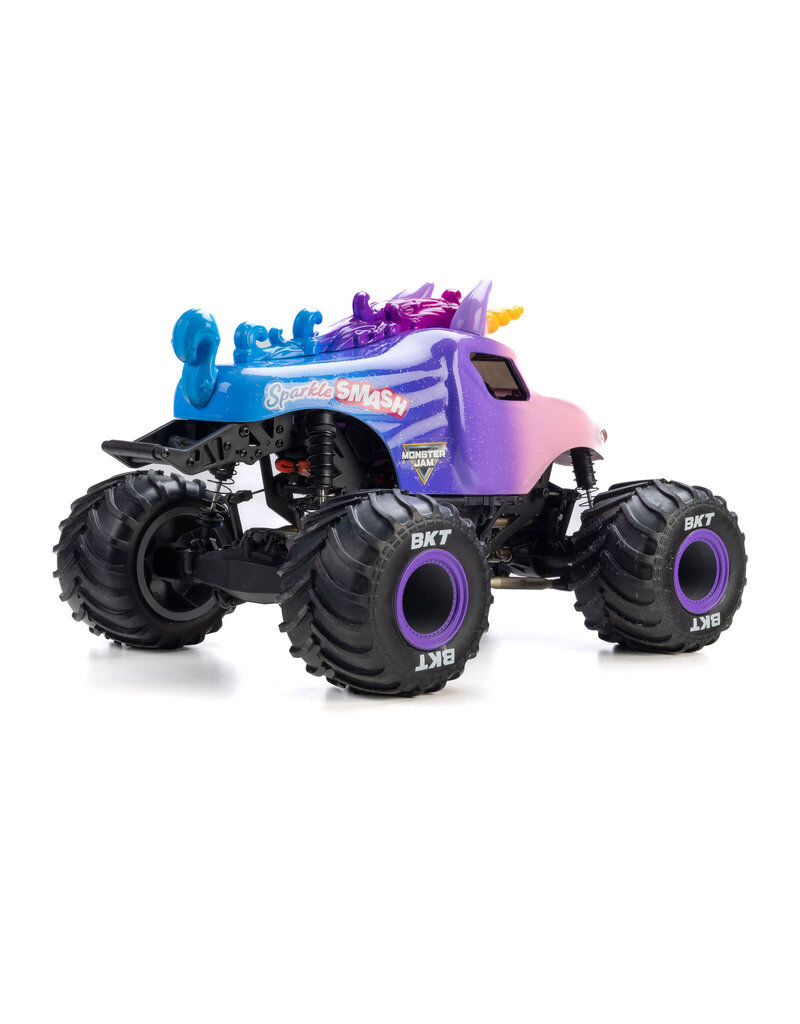 LOSI LOS01026T5 MINI LMT: SPARKLE SMASH BRUSHED RTR 1/18 4X4 SOLID AXLE MONSTER TRUC