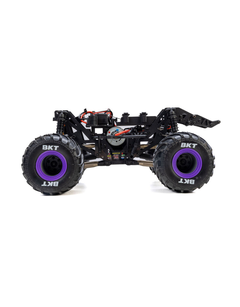 LOSI LOS01026T5 MINI LMT: SPARKLE SMASH BRUSHED RTR 1/18 4X4 SOLID AXLE MONSTER TRUC