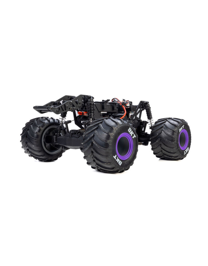 LOSI LOS01026T5 MINI LMT: SPARKLE SMASH BRUSHED RTR 1/18 4X4 SOLID AXLE MONSTER TRUC