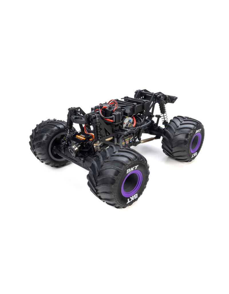 LOSI LOS01026T5 MINI LMT: SPARKLE SMASH BRUSHED RTR 1/18 4X4 SOLID AXLE MONSTER TRUC