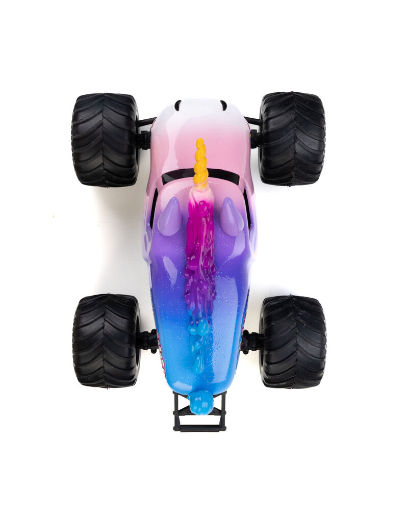LOSI LOS01026T5 MINI LMT: SPARKLE SMASH BRUSHED RTR 1/18 4X4 SOLID AXLE MONSTER TRUC