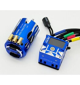 FURITEK FTK-FUR-2809 SLIDEVOLT PRO 1/10 DRIFT SENSORED BRUSHLESS ESC & MOTOR COMBO (10.5T) (BLUE)