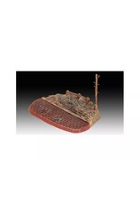REVELL RMX73344 1/76 GERMAN MILITARY TRUCK & ARTILLERY TRAILER PLASTIC MODEL KIT W/PAINT, BRUSH & CEMENT