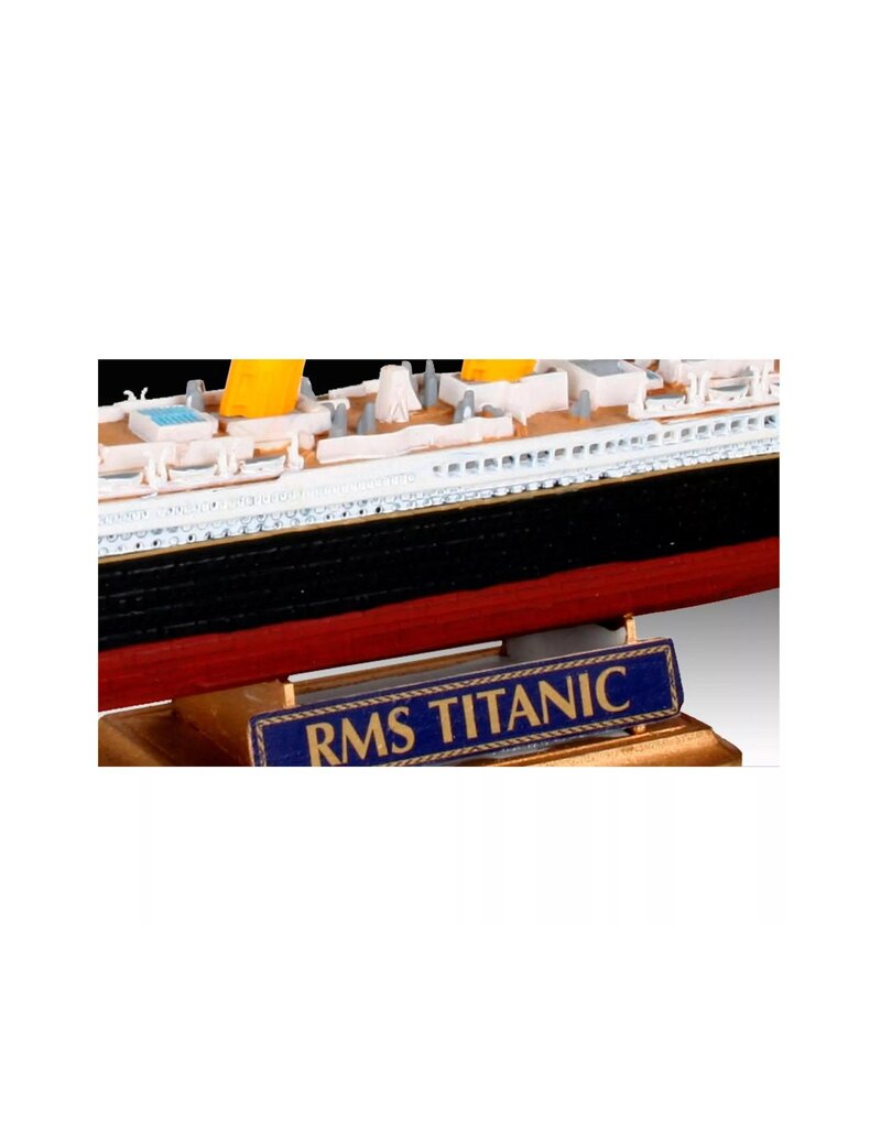 REVELL RMX75804 1/1200 R.M.S. TITANIC PLASTIC MODEL KIT W/PAINT, BRUSH & CEMENT