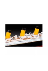 REVELL RMX75804 1/1200 R.M.S. TITANIC PLASTIC MODEL KIT W/PAINT, BRUSH & CEMENT
