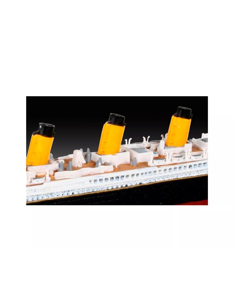 REVELL RMX75804 1/1200 R.M.S. TITANIC PLASTIC MODEL KIT W/PAINT, BRUSH & CEMENT