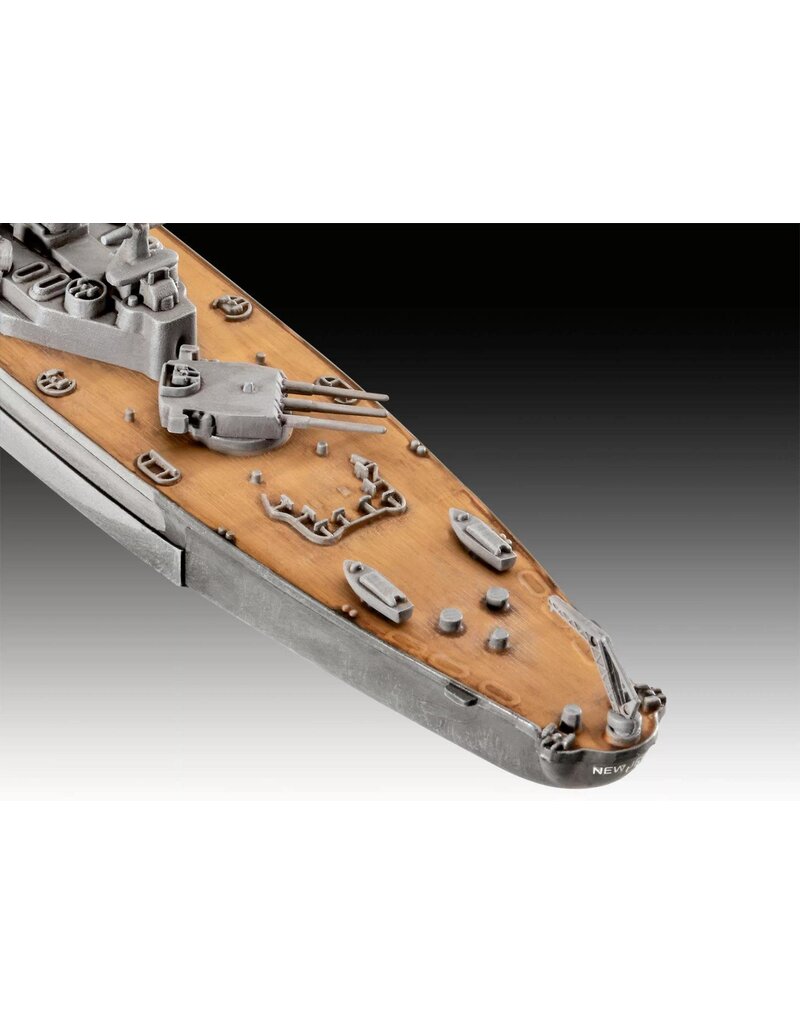 REVELL RMX75183 1/1200 USS NEW JERSEY BATTLESHIP PLASTIC MODEL KIT W/PAINT, BRUSH & CEMENT