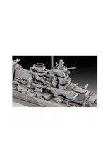REVELL RMX75181 1/1200 GERMAN BATTLESHIP GNEISENAU PLASTIC MODEL KIT W/PAINT, BRUSH & CEMENT