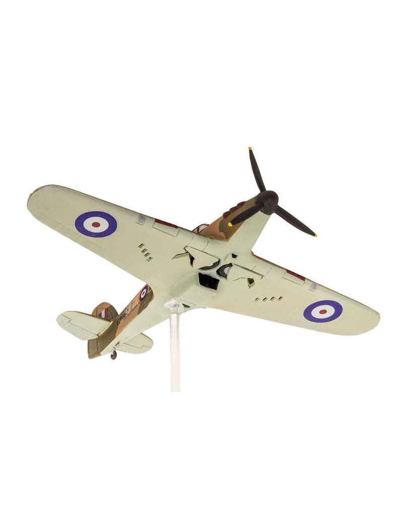 REVELL RMX73771 1/144 SPITFIRE MK.IA & HURRICANE MK.I PLASTIC MODEL KIT W/PAINT, BRUSH & CEMENT