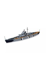 REVELL RMX75802 1/1200 GERMAN BATTLESHIP BISMARCK PLASTIC MODEL KIT W/PAINT, BRUSH & CEMENT