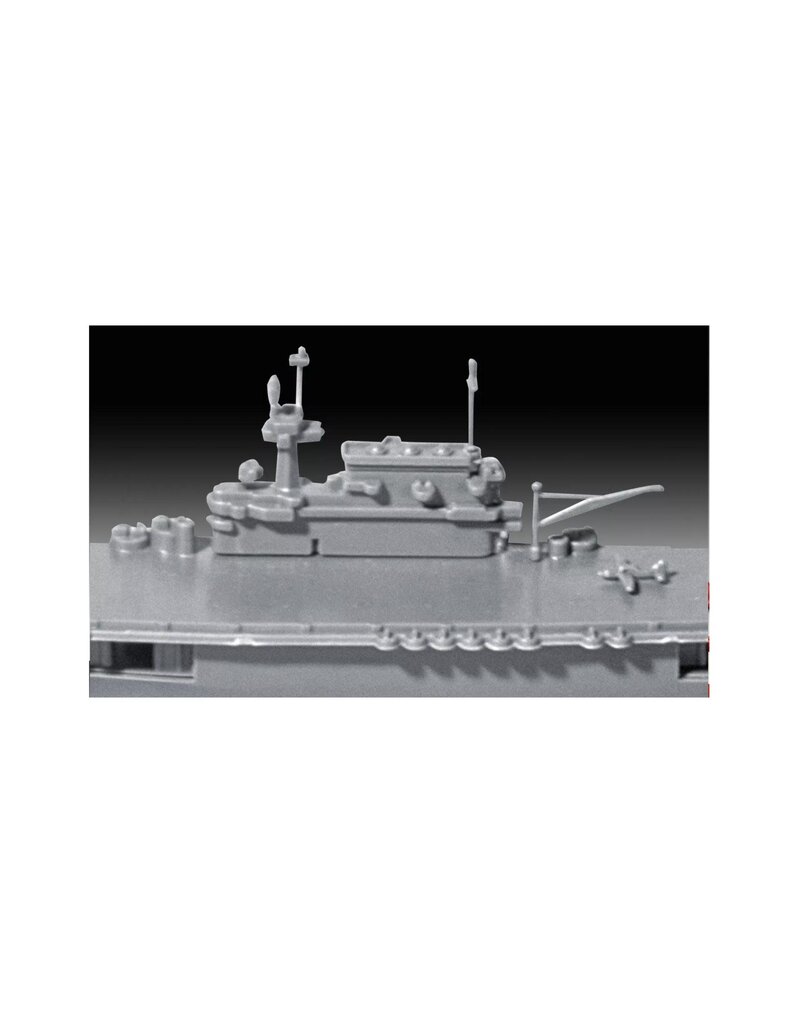 REVELL RMX75824 1/1200 USS ENTERPRISE CV-6 AIRCRAFT CARRIER PLASTIC MODEL KIT W/PAINT, BRUSH & CEMENT