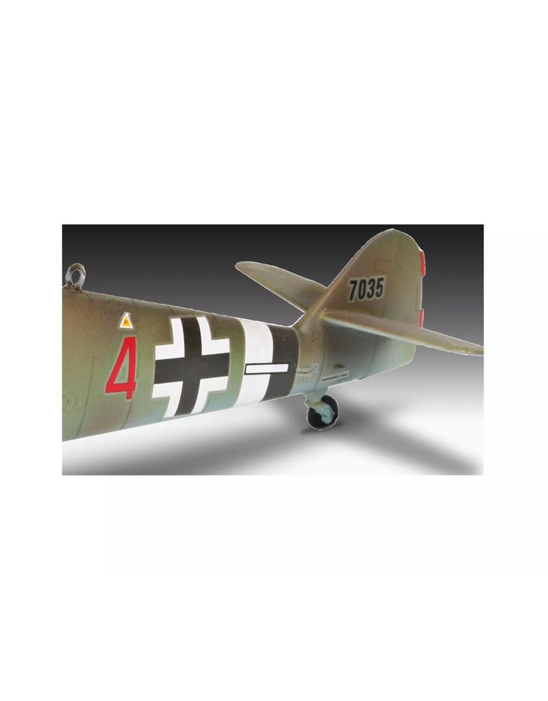 REVELL RMX74160 1/72 MESSERSCHMITT BF-109 PLASTIC MODEL KIT W/PAINT, BRUSH & CEMENT