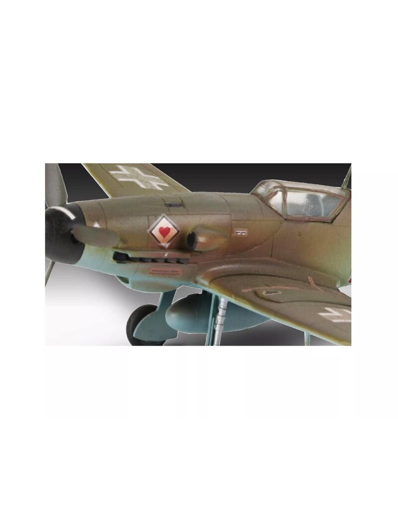 REVELL RMX74160 1/72 MESSERSCHMITT BF-109 PLASTIC MODEL KIT W/PAINT, BRUSH & CEMENT