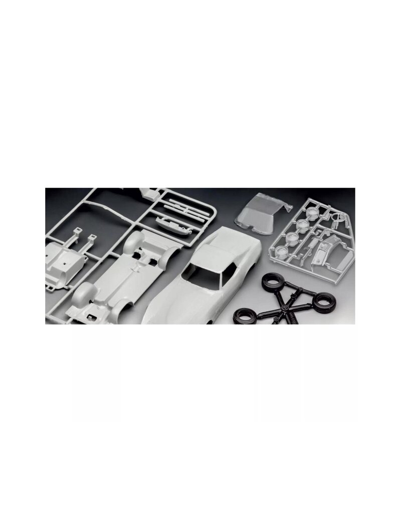 REVELL RMX77684 1/32 1969 CHEVROLET CORVETTE STINGRAY PLASTIC MODEL KIT W/PAINT, BRUSH & CEMENT