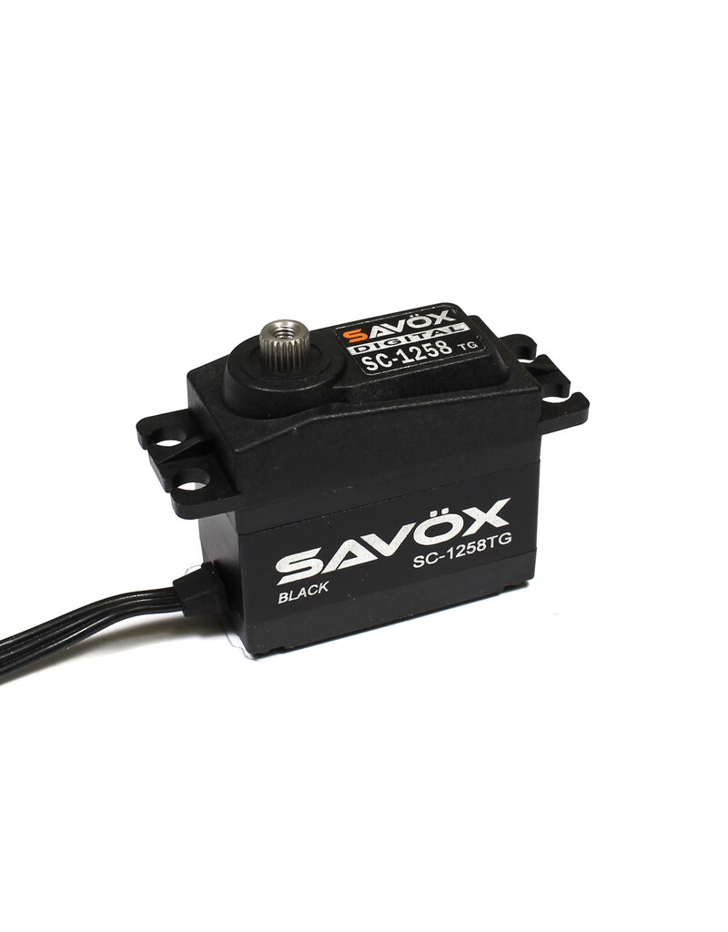 SAVOX SAVSC1258TG-BE BLACK EDITION STANDARD SIZE CORELESS DIGITAL SERVO .08/166