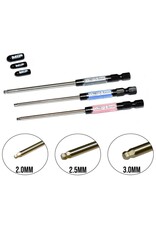 MIP MIP9516 SPEED TIP BALL HEX DRIVER WREN METRIC 2.0/2.5/3.0MM, 3PCS