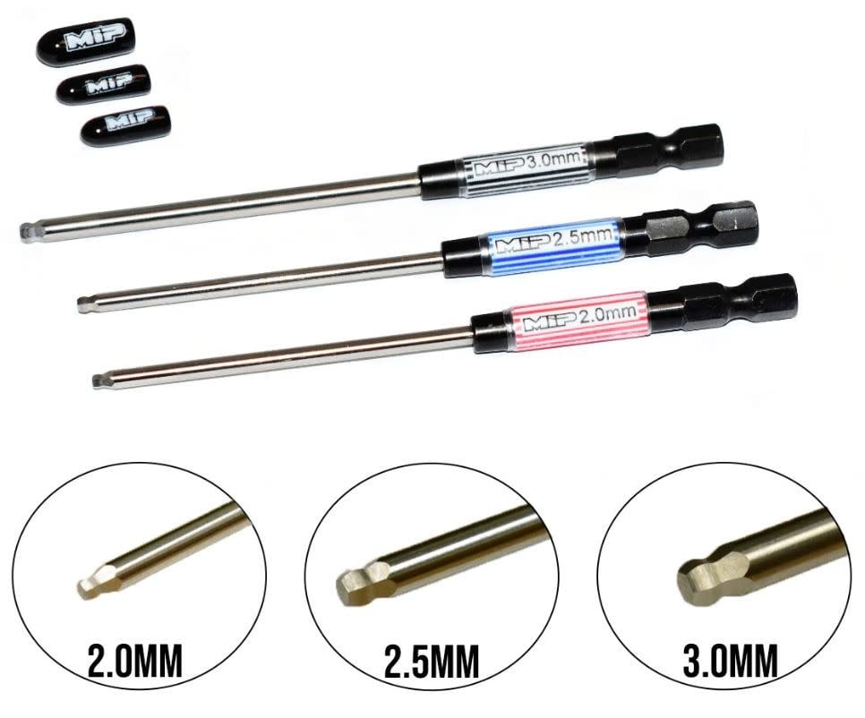MIP9516 SPEED TIP BALL HEX DRIVER WREN METRIC 2.0/2.5/3.0MM, 3PCS