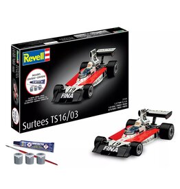 REVELL RMX77739 1/32 SURTEES TS16/03 FORMULA 1 CAR PLASTIC MODEL KIT W/PAINT, BRUSH & CEMENT