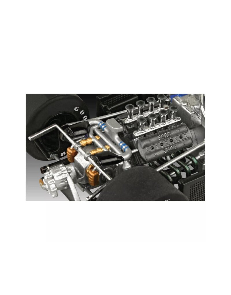 REVELL RMX77741 1/32 TYRRELL P34/2 6-WHEEL FORMULA 1 CAR PLASTIC MODEL KIT W/PAINT, BRUSH & CEMENT