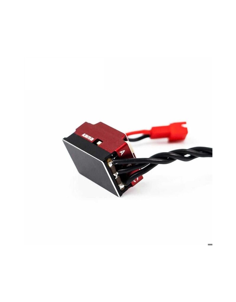 FURITEK FTK-FUR-2622 MICROBOOST 2S 25A BRUSHLESS SENSORED/SENSORLESS MICRO DRIFT ESC W/DISPLAY (RED) (SOLDERABLE/REPLACEABLE WIRE)
