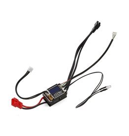 FURITEK FTK-FUR-2688 MICROBOOST 2S 25A BRUSHLESS SENSORED/SENSORLESS MICRO DRIFT ESC W/DISPLAY (BLACK) (SOLDERABLE/REPLACEABLE WIRE)