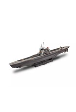 REVELL RMX75154 1/350 GERMAN SUBMARINE TYPE VII C/41 PLASTIC MODEL KIT W/PAINT, BRUSH & CEMENT