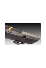 REVELL RMX75154 1/350 GERMAN SUBMARINE TYPE VII C/41 PLASTIC MODEL KIT W/PAINT, BRUSH & CEMENT