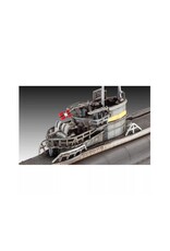 REVELL RMX75154 1/350 GERMAN SUBMARINE TYPE VII C/41 PLASTIC MODEL KIT W/PAINT, BRUSH & CEMENT